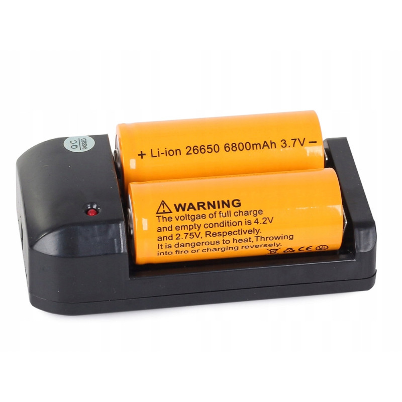 Akumulator ogniwo Li-On 26650 3,7V 8000mAh 2szt