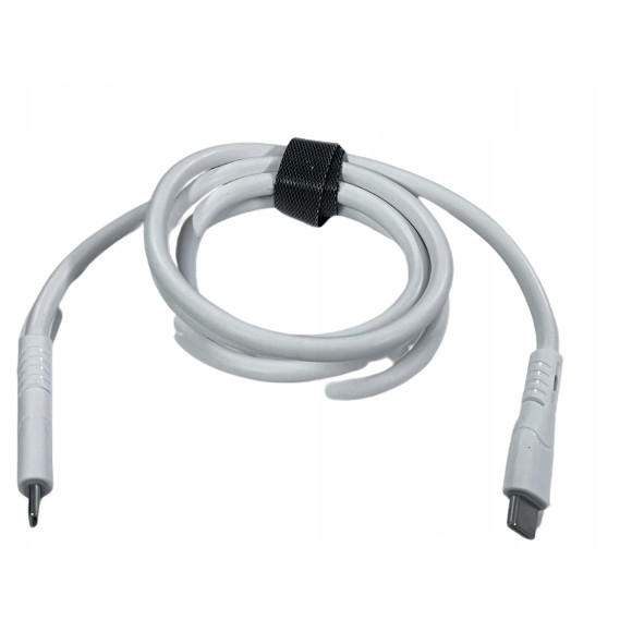 Kabel Przewód silikon USB-C - USB-C 3A 1m HQ