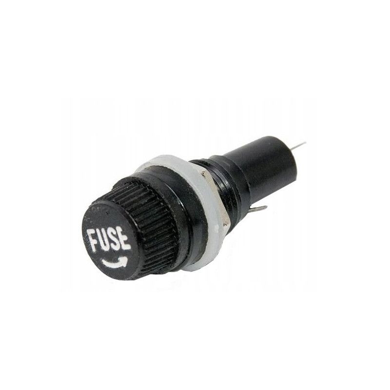 Gniazdo oprawa bezpiecznika szklanego 20mm FUSE 4szt