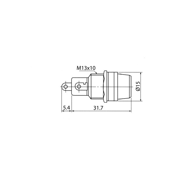 Gniazdo oprawa bezpiecznika szklanego 20mm FUSE 4szt