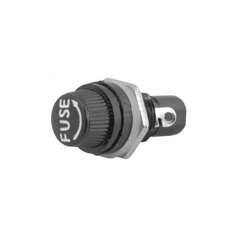 Gniazdo oprawa bezpiecznika szklanego 20mm FUSE 4szt