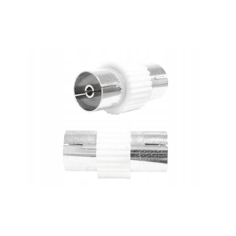 Przejściówka adapter 2x gniazdo ant TV 2szt
