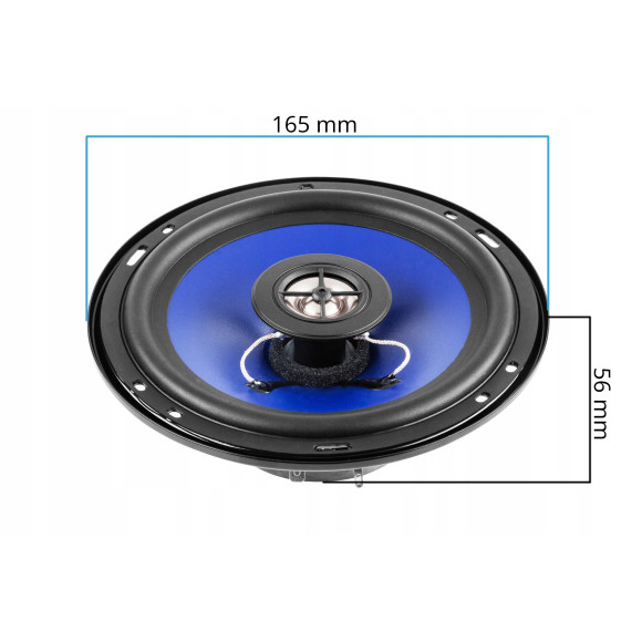 Głośniki samochodowe dwudrożne Peiying PY-1610C 6,4" 16cm / 160mm