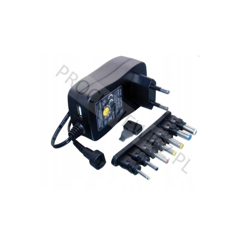 Zasilacz 3-12V 1A impulsowy wielozakresowy 7wt. DC