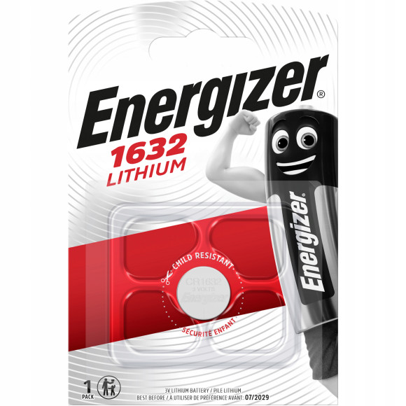 Bateria litowa Energizer 3V CR1632