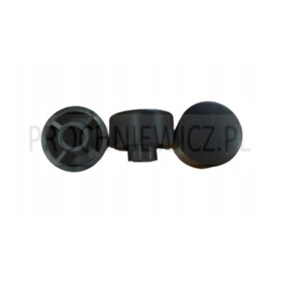 Gałka do sprzętu 19,7x14,6mm z otworem fi6 2szt