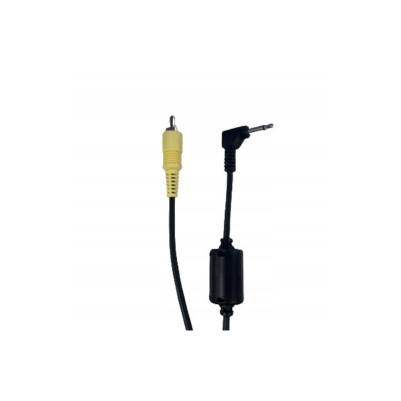 Kabel 1xRCA - kątowy Jack 3,5mm mono z filtrem 1szt
