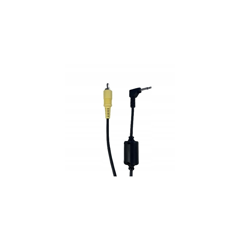 Kabel 1xRCA - kątowy Jack 3,5mm mono z filtrem 1szt