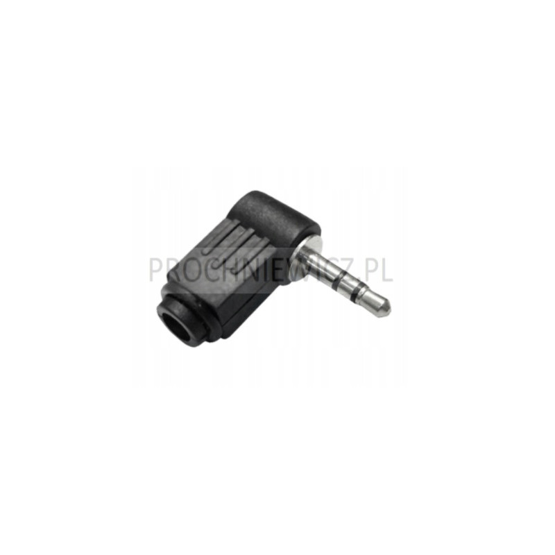 Wtyk Jack 3.5 stereo kątowy plastikowy 10szt