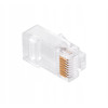 Wtyk RJ45 Lechpol 8P8C drut przelotowy CAT.6E 100szt