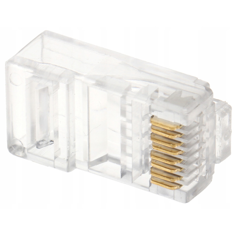 Wtyk RJ45 8P8C zaciskany Kat.6 100szt