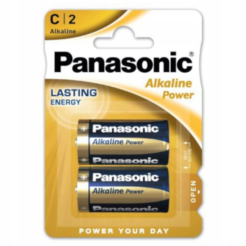 Bateria alkaliczna 1,5V Panasonic C (R14) 2szt