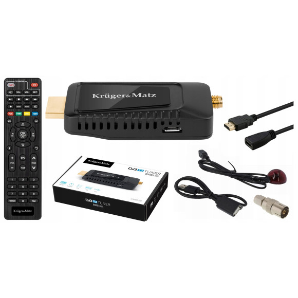 MINI DEKODER KM9999 TV HD DVB-T2 HEVC H.265