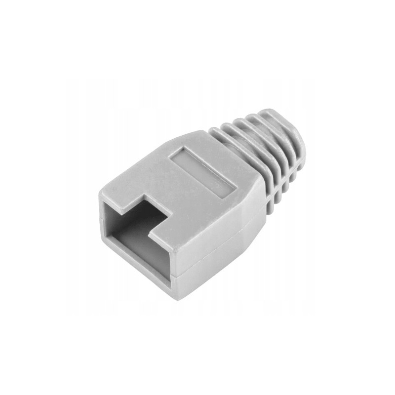 Osłona gumowa wtyku RJ45 Lechpol szara 20szt