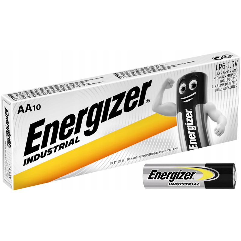 Bateria alkaliczna Energizer Industrial AA (R6) 10 szt.