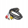 Kabel SCART (Euro) - 6x RCA (cinch) 1,2m