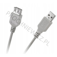 Kabel przedłużacz USB typu A wtyk-gniazdo 1,8m 2szt