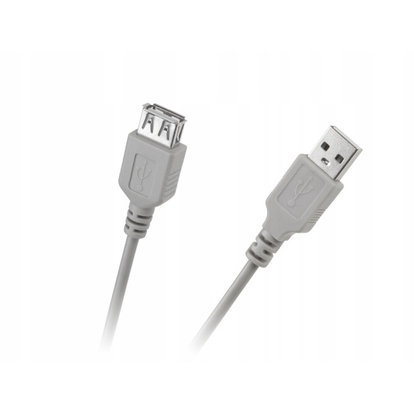 Kabel przedłużacz USB typu A wtyk-gniazdo 1,8m 2szt