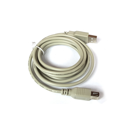 Kabel przedłużacz USB typu A wtyk-gniazdo 1,8m 2szt