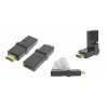 Przejściówka wtyk HDMI - gniazdo HDMI łamane