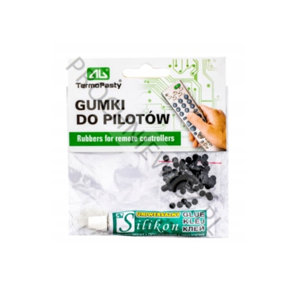 Gumki do pilotów z klejem AG AGT-021 Gumki do pilotów z klejem AG AGT-021