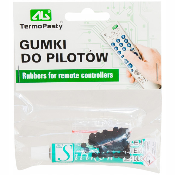 Gumki do pilotów z klejem AG AGT-021 Gumki do pilotów z klejem AG AGT-021