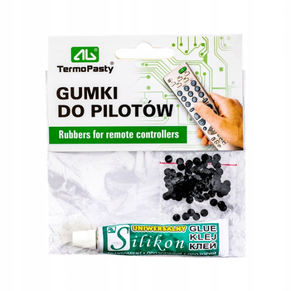 Gumki do pilotów z klejem AG AGT-021 Gumki do pilotów z klejem AG AGT-021