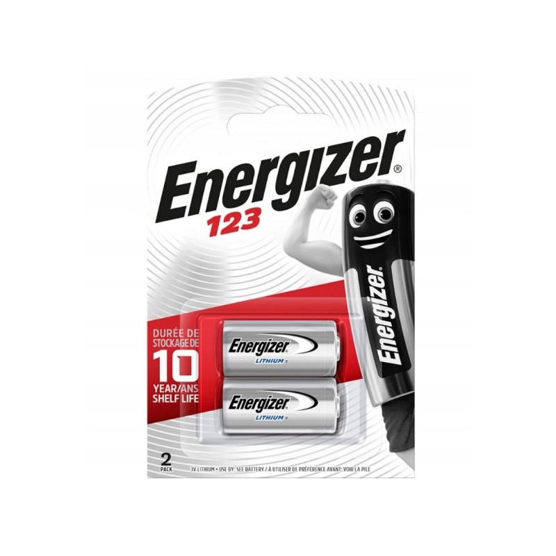 Bateria litowa Energizer CR123 3V 2szt