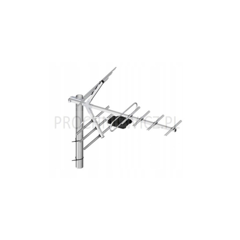 Antena kierunkowa 11-elementowa z symetryzatorem