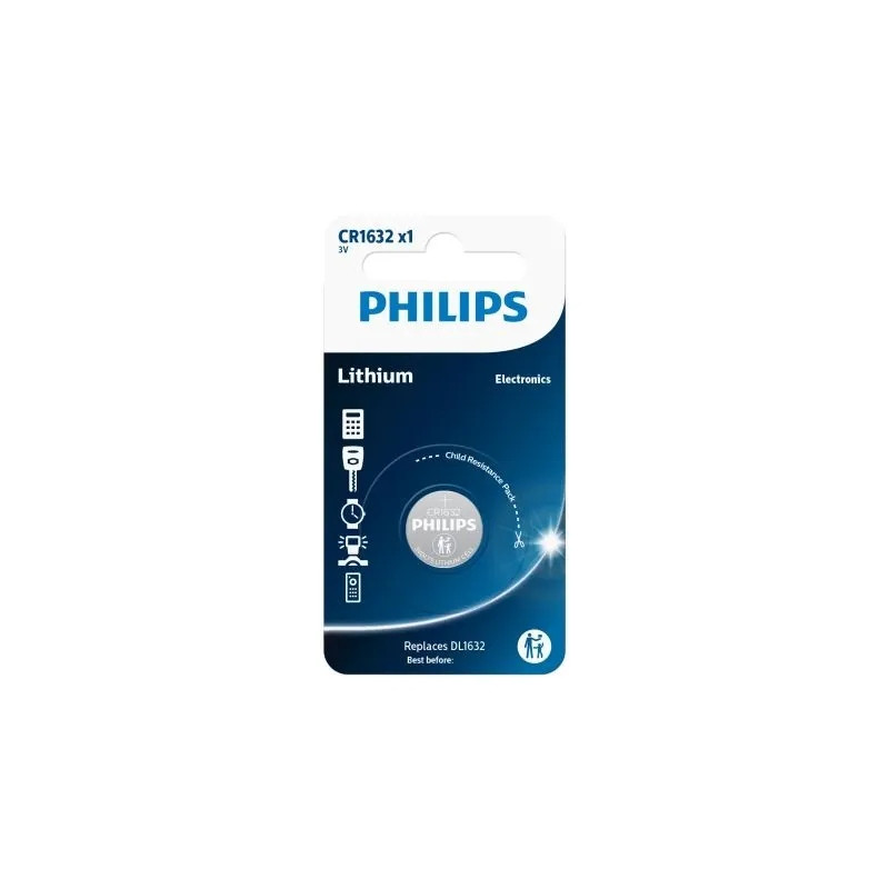 Bateria litowa Philips 3V CR1632