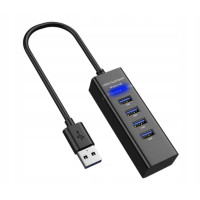 Rozdzielacz portów HUB 4x USB rozgałęźnik 30cm