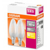 Żarówka świeczka LED E14 Osram 4W=40W 2szt