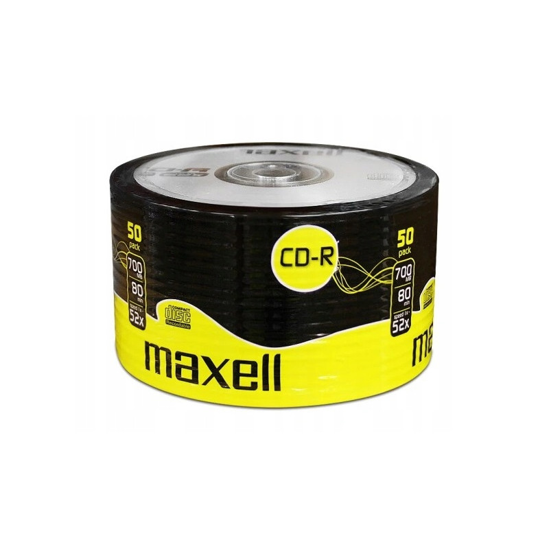 Płyta CD-R 0,7GB x52 speed Maxell 50szt