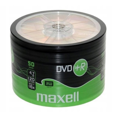 Płyta DVD+R 4,7GB x16 speed Maxell 50szt