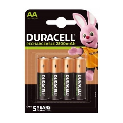 Akumulatorek Duracell 1.2V AA 2500mAh NiMH 4szt