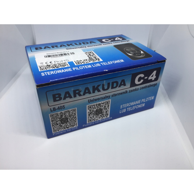 uniwersalny sterownik zamka centralnego Barakuda C-4 Smartfon bluetooth