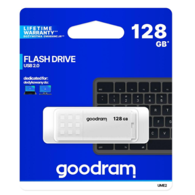 Pendrive GOODRAM USB 2.0 128GB biały