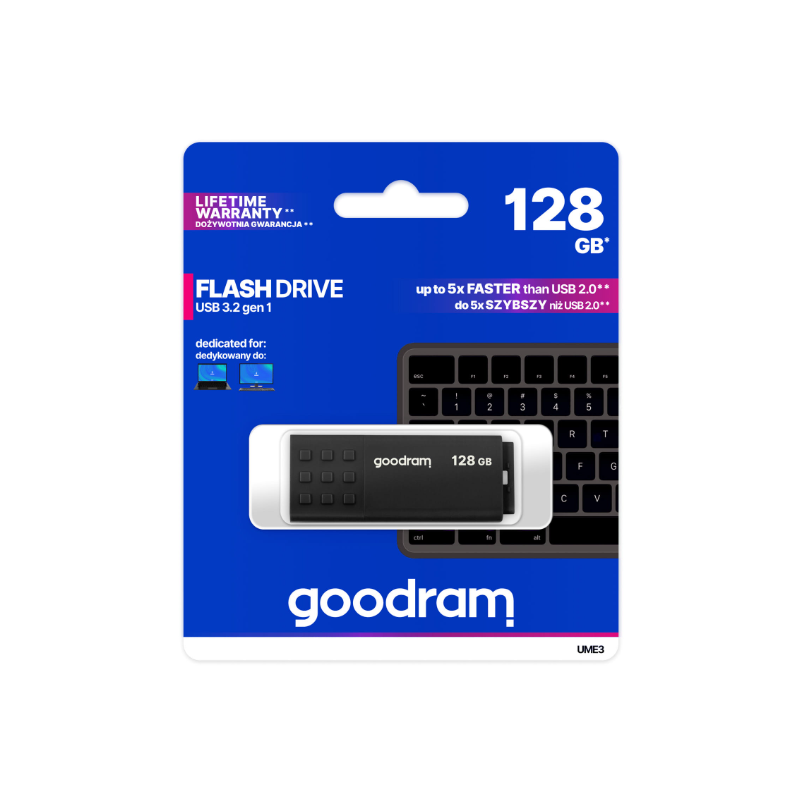 Pendrive GOODRAM USB 3.2 128GB czarny