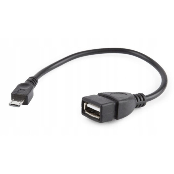 Kabel USB gniazdo A - wtyk micro USB 20cm OTG