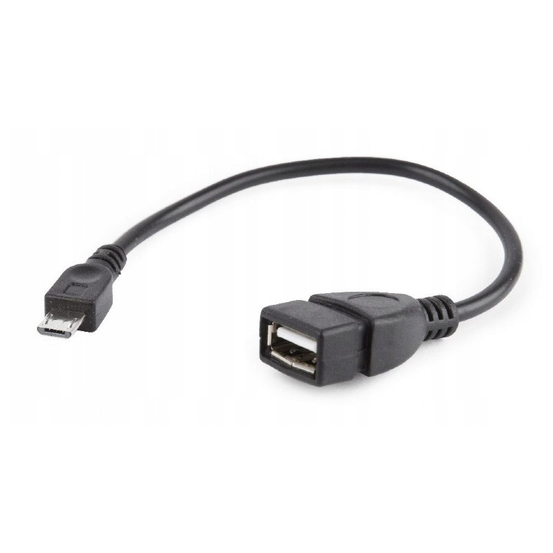 Kabel USB gniazdo A - wtyk micro USB 20cm OTG