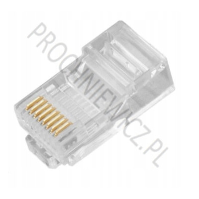 Wtyk Telefoniczny 8P8C RJ45 25szt