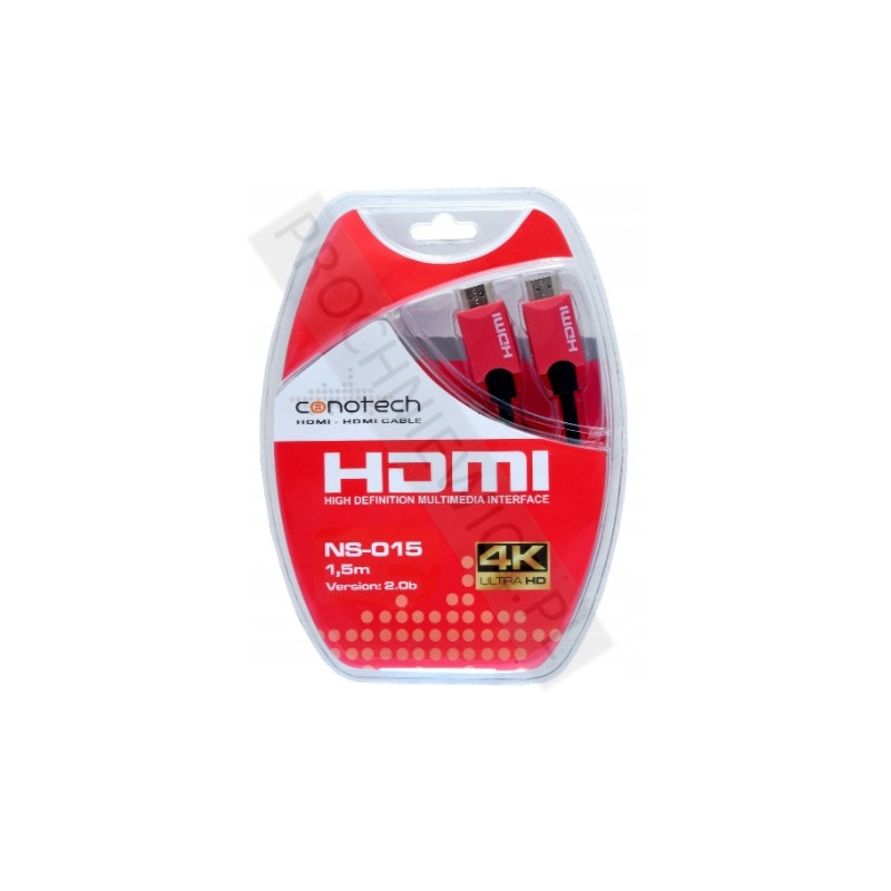 Kabel HDMI NS-015 1,5m 4k ULTRA HD